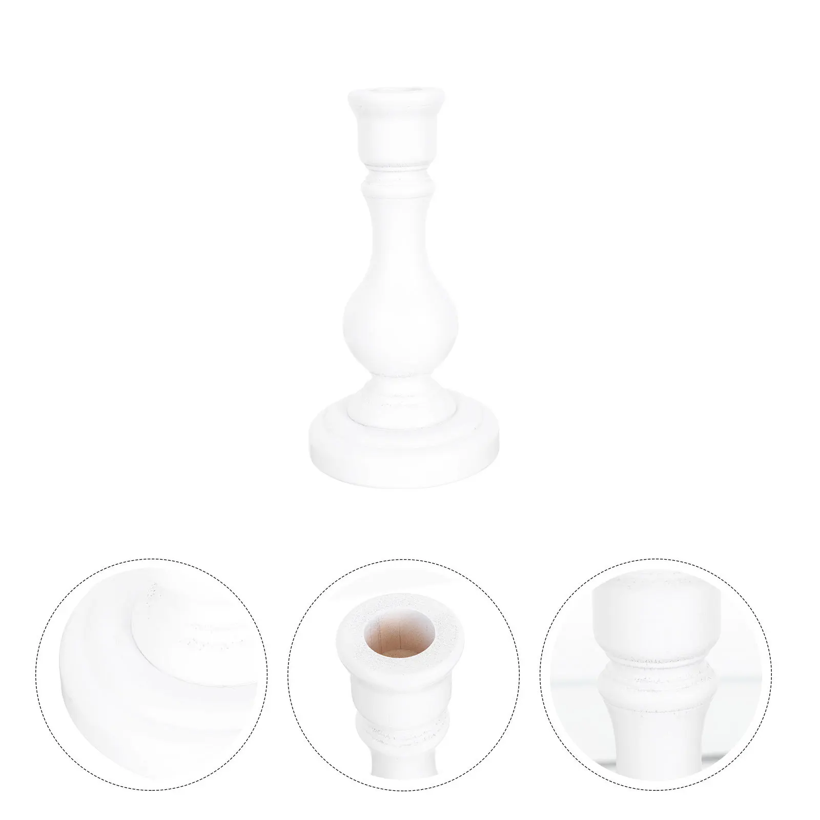 حامل خشب عتيق على الطراز الشمالي ديكور شمعدان إبداعي يزين نطاق واسع عملي يستخدم المهرجانات والمناسبات