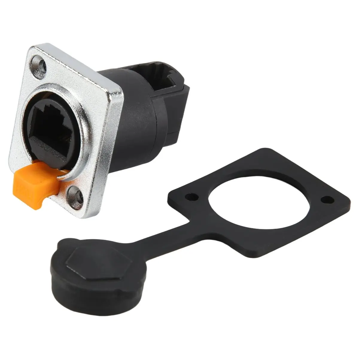 TCE RJ45 Waterproof Network Connector 8P8C Female Panel Mount Sockets RJ45 Ethernet Connector(Style 4)
