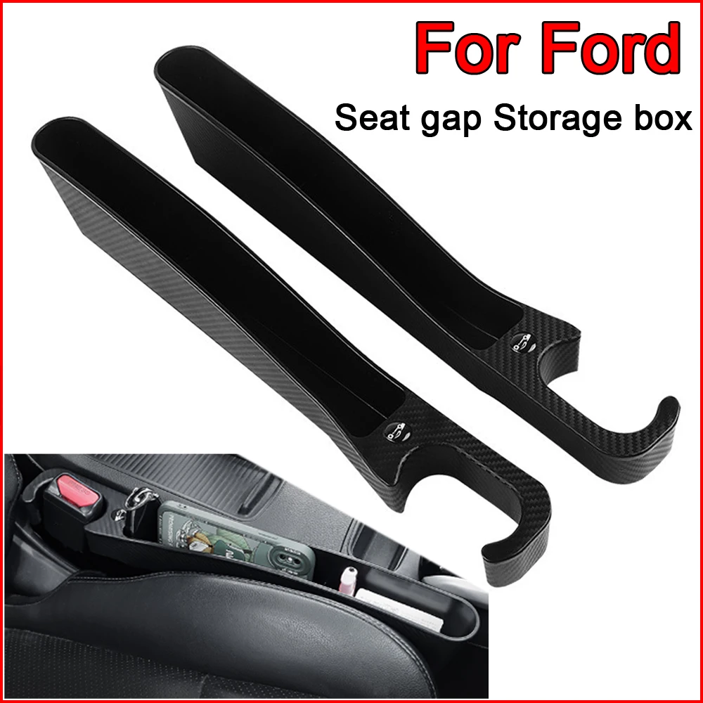 Car Seat Gap Plug Strip Side Seam Seat Storage Box Organizer For Ford Focus 2 3 4 5 Mondeo MK2 MK3 MK4 MK7 Fiesta Fusion Kuga