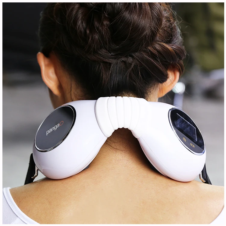 

Hot selling electric 4d relieve fatigue cervical neck traction massager device relaxation stretching