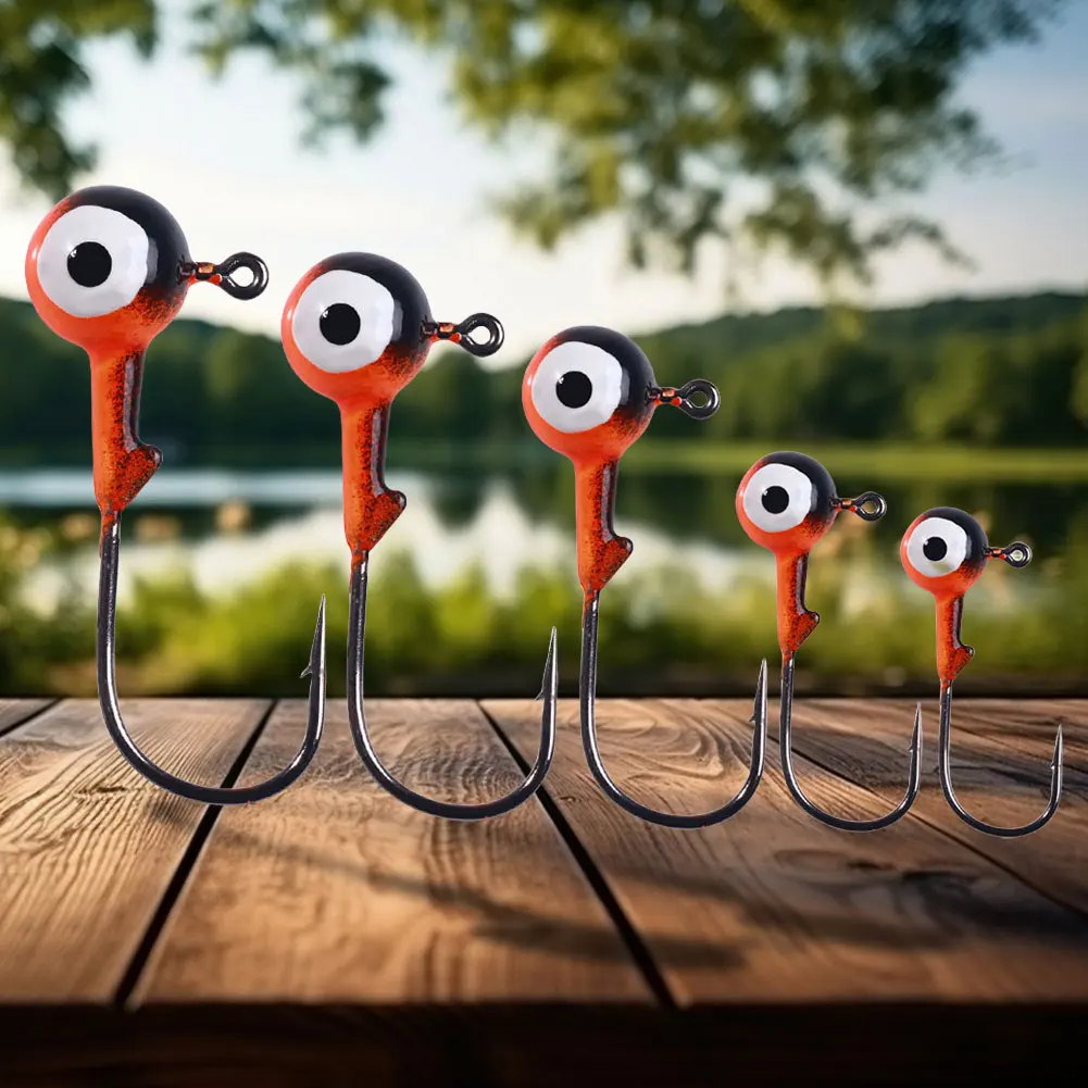 

Набор рыболовных крючков 60/75 шт./упаковка: крючки с зазубринами, джиг-головки для ловли на мягкие приманки