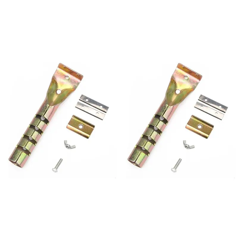 2x-ペイントスクレーパー-ヘビーデューティ合金スクレーパー-4pcs-両面ブレード付き-グラウト、ペイント、接着剤、錆の除去用-at36
