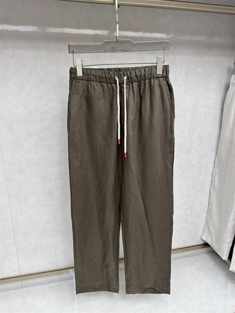 KITON Klassische Freizeithose für Herren mit elastischem Bund und Kordelzug