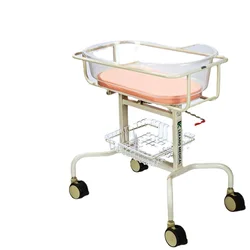 Cochecito de bebé transparente, inclinable, antidesbordamiento, cama multifuncional para recién nacido, Centro posparto, cama de bebé