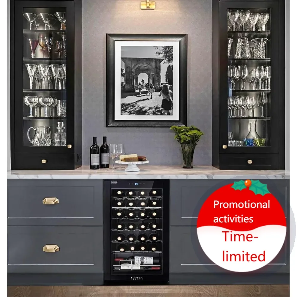 

Хит продаж: Винный холодильник COOLER на 28 бутылок с компрессором для дома и кухни, отдельностоящий мини-холодильник с цифровым сенсорным экраном, LED-подсветкой.