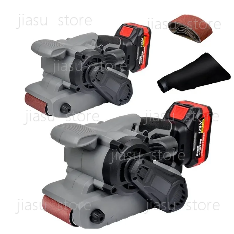 20V lithium battery brushless speed regulating belt sander high speed grinding  speed grinding polishing machine