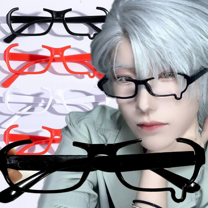 

Аниме Y2K косплей оправа для очков без линз плачущая полурамка очки корейские японские милые очки для девочек модное украшение