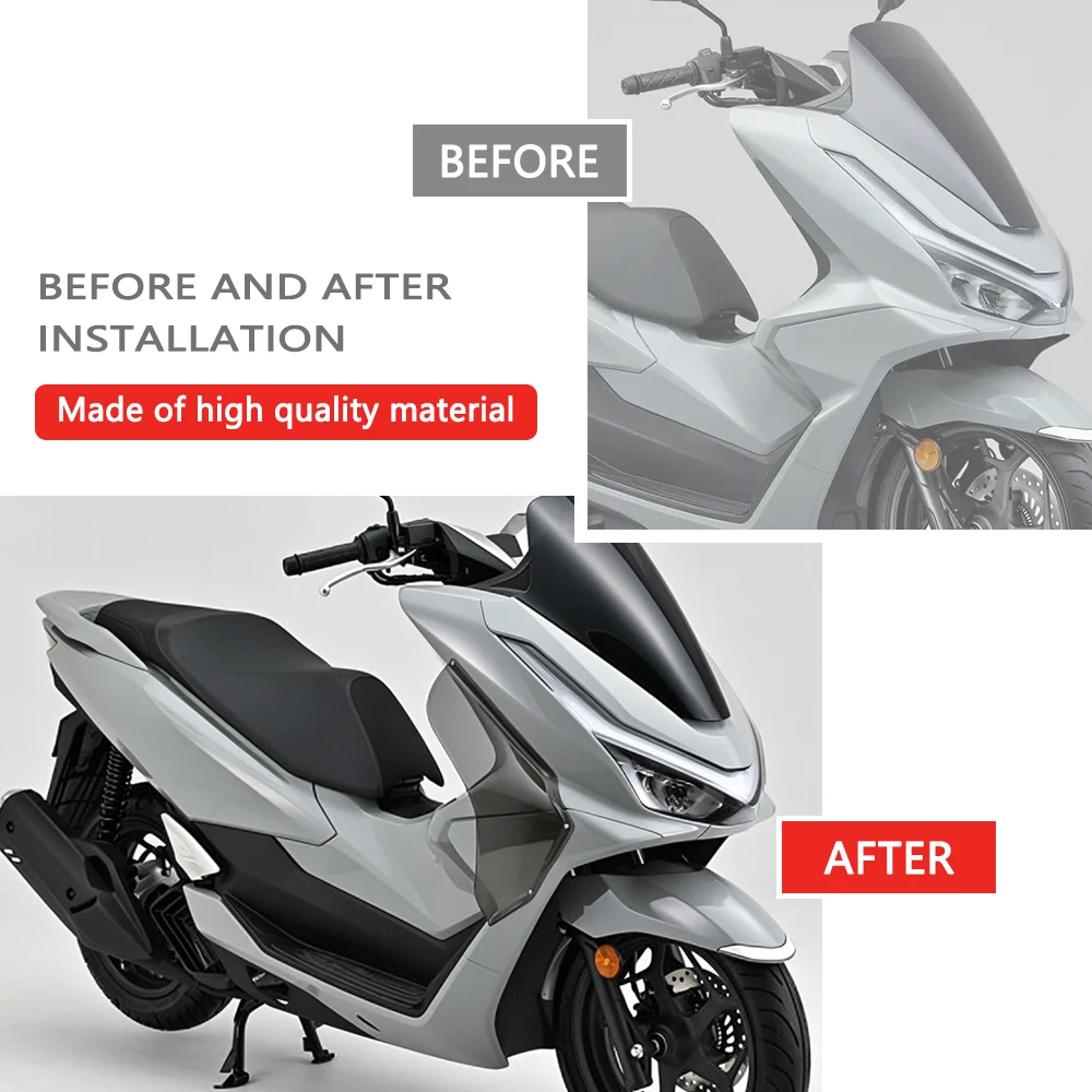 For Honda PCX160 2025 PCX 160 2025 Fixed Wind Wing Shield Side Winght Protection device pcx160 Wind Deflector Leg Fairing