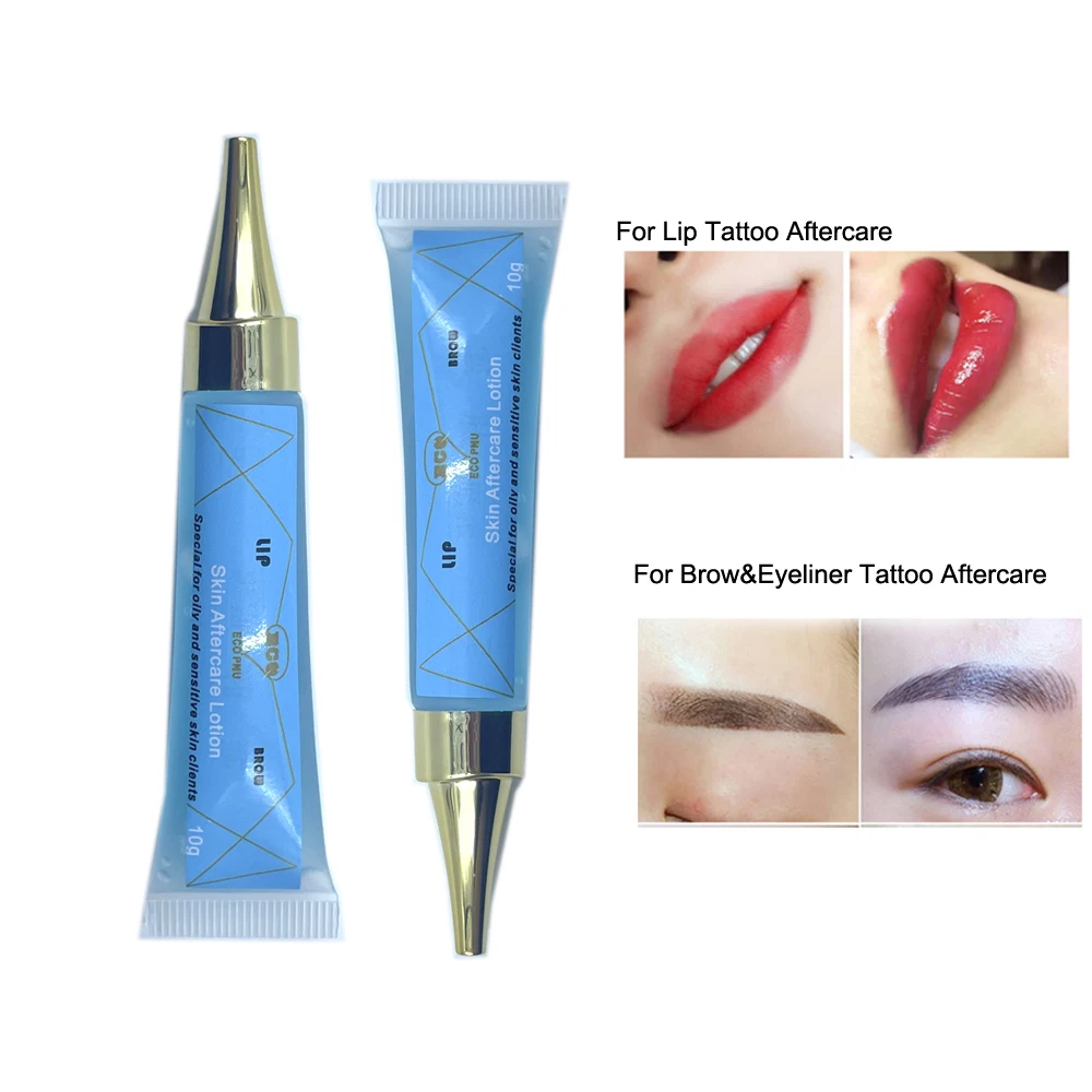 5pcs/lot ECO PMU Brow& Lip Aftercare Healing Lotion for Permanent Makeup and Microblading 10ml