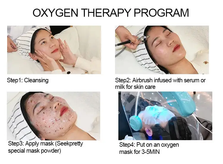 Newest Face Mask Peel Skincare Acne Hyperbaric Oxygen Mask Beauty Machine Hydrogen Oxygen Mask Machine H2O2 Bubble Machine