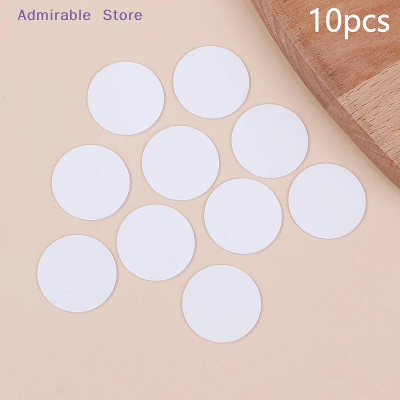 [W]10Pcs NFC 215 Coin Tag Key Tag Badge 215 Chip Key 13.56MHz NFC  Universal Label RFID Ultralight Tags Labels