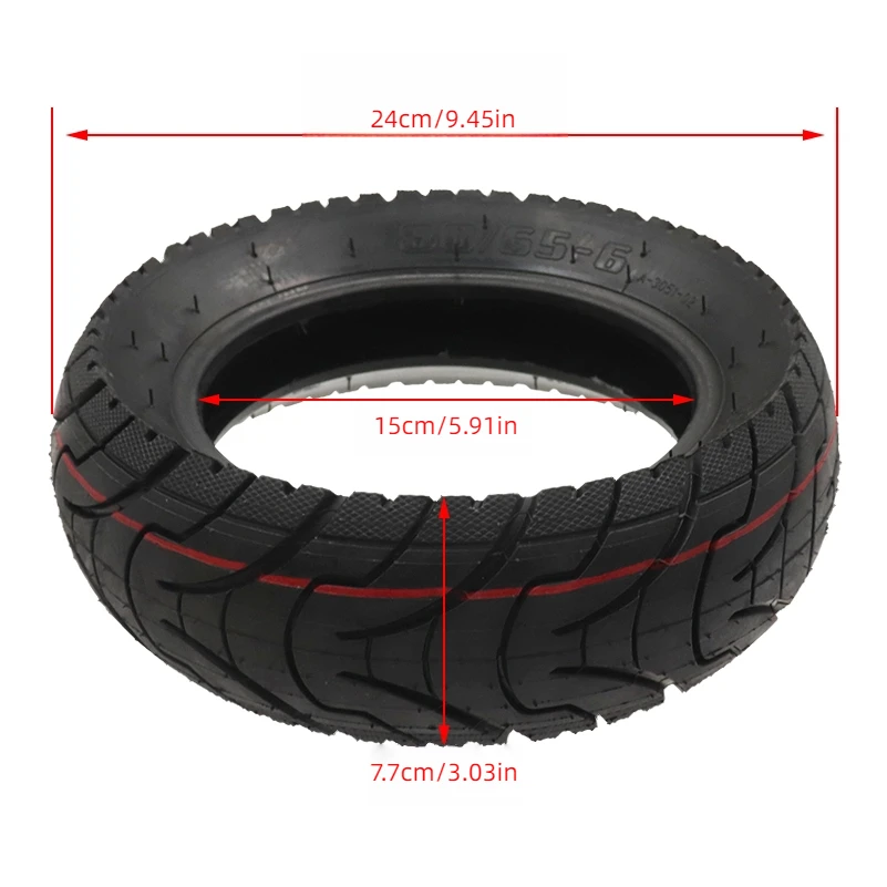 NEW 10 Inch Electric Scooter Tire 80/65-6 for KUKIRIN G2 Max Inokim oxo Kugoo M4 G1 Dualtron VICTOR EAGLE Bike Minimotors view 4