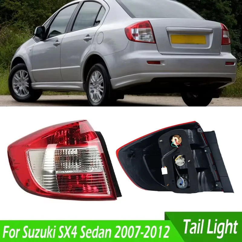 

Задний фонарь для Suzuki SX4 Sedan 2007 2008 2009 2010 2011 2012, задний бампер, стоп-сигнал, указатель поворота, стоп-сигнал, задний фонарь в сборе