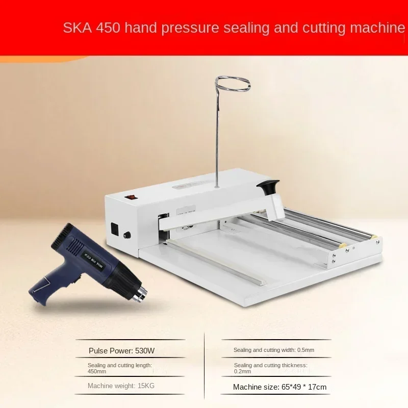 آلة الانكماش الجديدة الضغط اليدوي Pof فيلم الانكماش الحراري الصغيرة المنزلية التجارية آلة ختم الكتب آلة التعبئة والتغليف