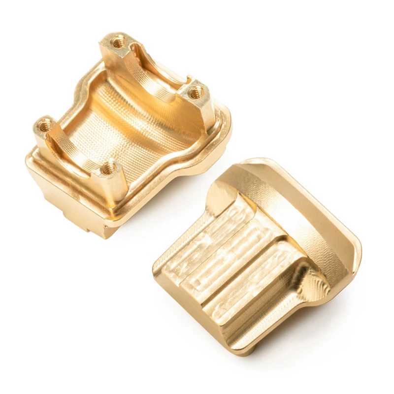 

2Pcs Brass Front And Rear Axle Cover 9787 For Traxxas TRX4M TRX-4M 1/18 RC Crawler Car Upgrade Parts