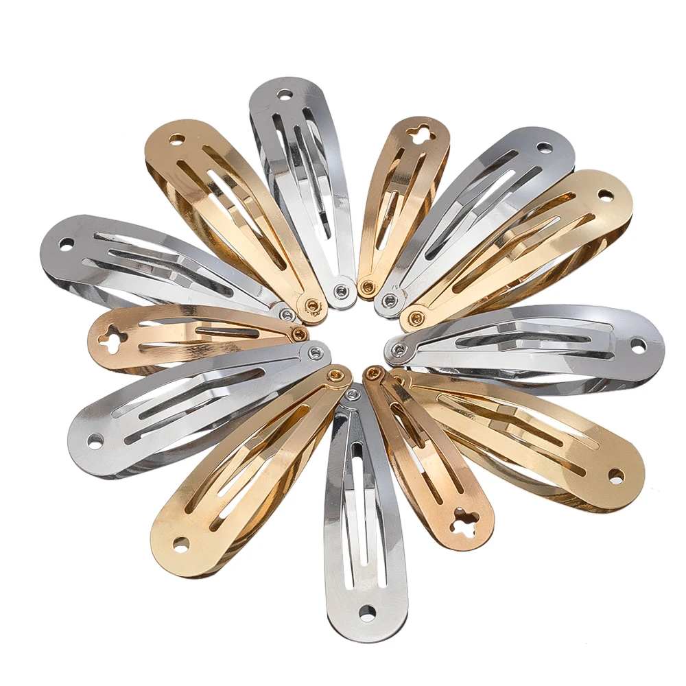 20 sztuk 4cm 5cm metalowe spinki do włosów kokardka spinki do włosów podstawa dla majsterkowiczów tworzenia biżuterii aligator Hairgrip ustawienie akcesoria do włosów ustalenia
