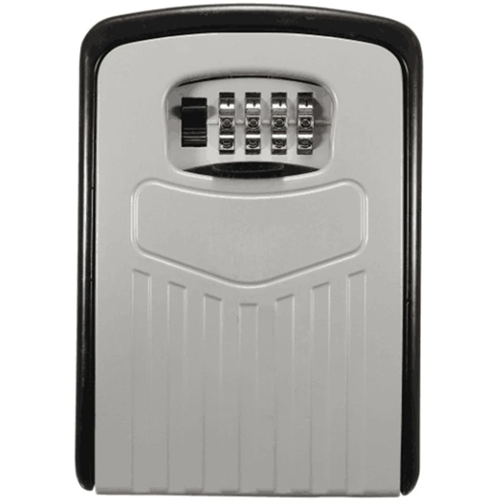 Wall Mount Key Storage Secret Box,Organizer 4 Digit Combination Password Security Code Lock No Key,Key Safe Box For Home