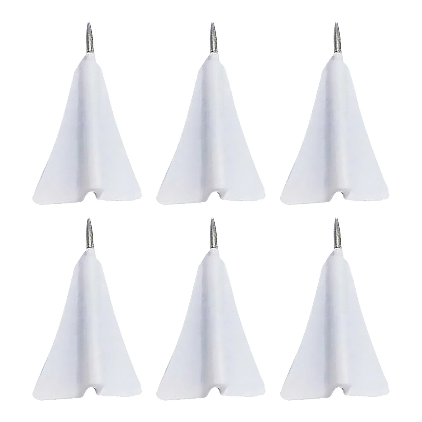 Chinchetas delicadas con forma de mapa de avión de papel, accesorio para el hogar, chinchetas pequeñas reemplazables para tablón de anuncios, 6 uds.