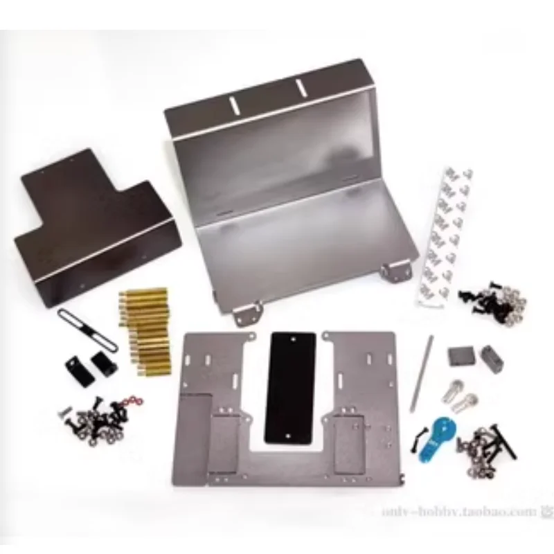 For 1/14 Tamiya RC Truck Metal Second Floor Board Tractor Drive Floor Dump Scania Actros MAN 620 1851 3363 FH12