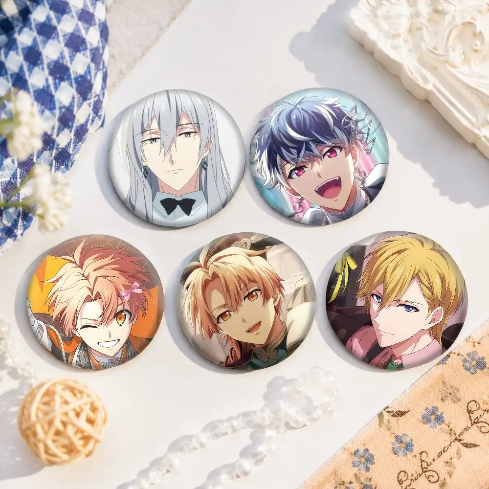A-anime I-IDOLiSH7 Anime Round Badges, Brooches, Clothing Accessories, Birthday Gifts, Anime Conventions