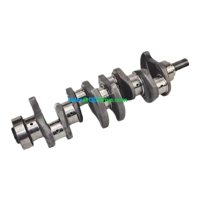 Forged Steel Crankshaft for Mitsubishi 4M40, Fits CAT 305/306/307 Excavator Engines, Bushings Included - Optimized