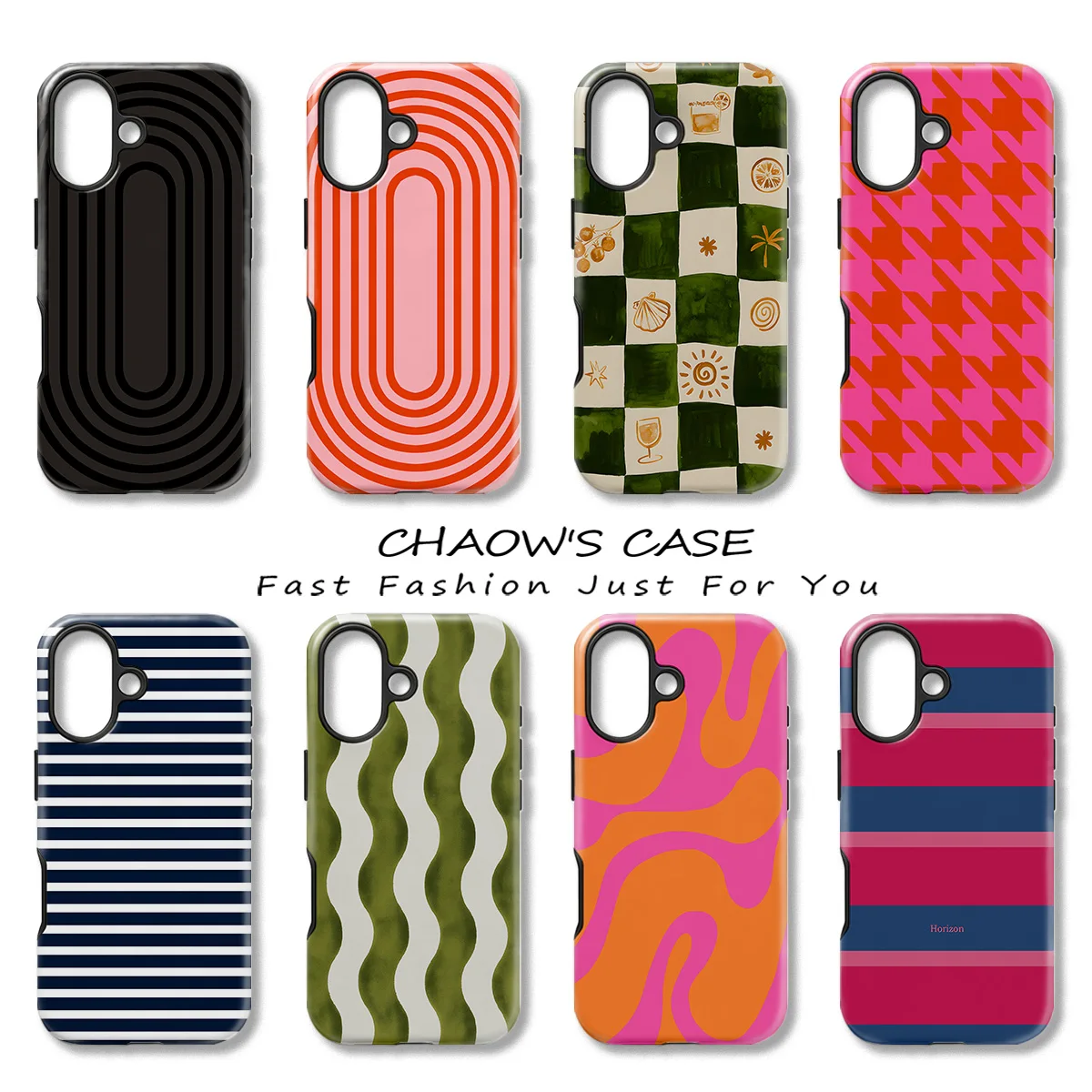 Groovy Retro Swirl Stripe Phone Case for Samsung Galaxy S20 S23 S24 S25 S26 FE Plus Ultra Edge 4G 5G Luxury Double-layer Cover