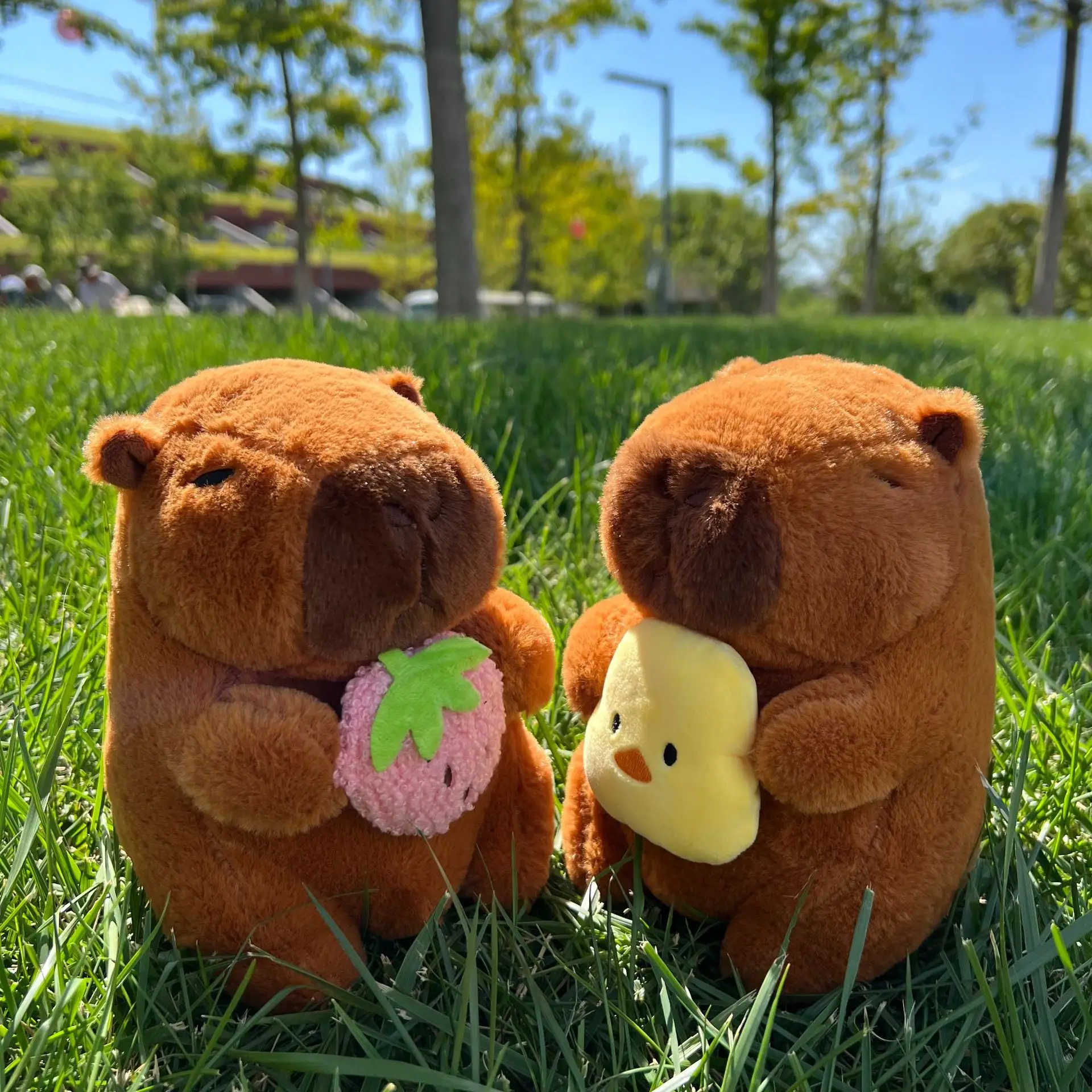 Neue 23 cm Capybara Plüsch Spielzeug Simulation Capibara Anime Flauschige Spielzeug Nette Weiche Kuscheltiere Puppe Plüsch Weihnachten Geschenke für