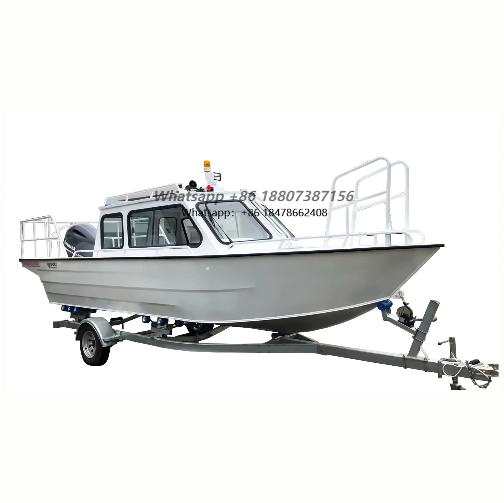 engine fully enclosed fishing boat