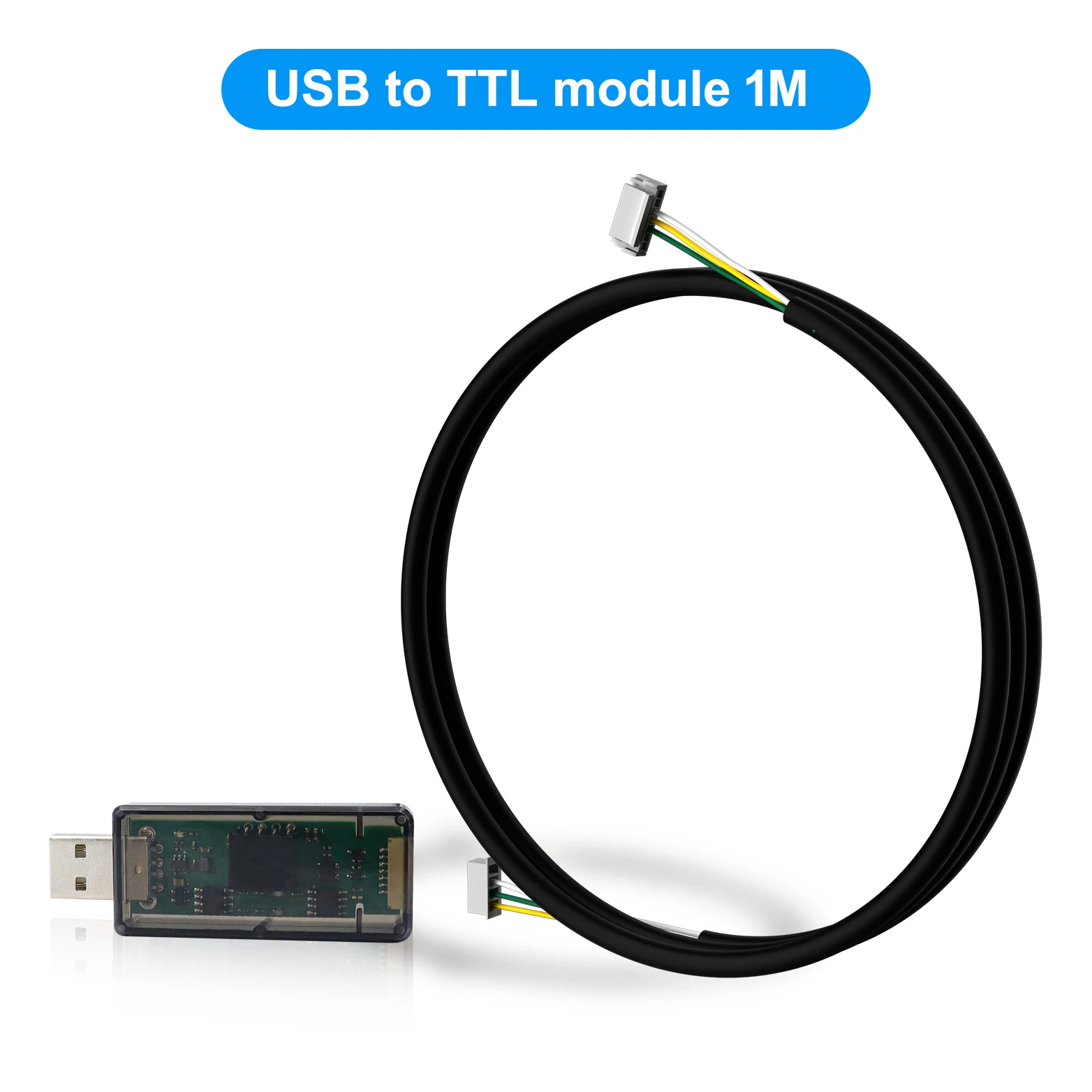 JKBMS RS485 USB إلى ISTTL موصل الكمبيوتر 1M لتحديث البرامج الثابتة إعدادات المعلمة لملحقات JIKONG Smart BMS JK BMS