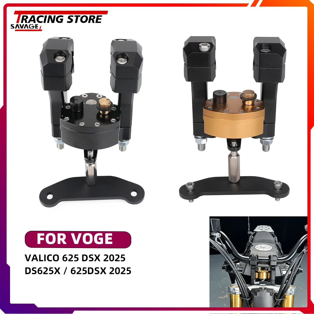 

Motorycle Adjustable Radial Steering Damper Stabilizer With Bracket For VOGE Valico 625 DS625X 625DSX Reversed Safety Control