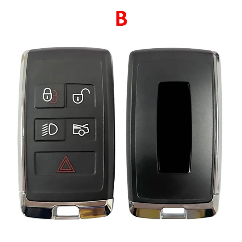 Smart Key Cover para Jaguar, Substituição Shell Habitação com Lâmina Chave, Qualidade Original, Qualidade, 5 Botão, Land Range Rover SV, CS004013