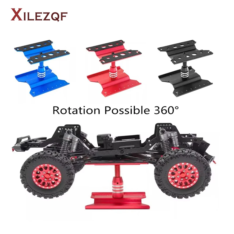 RC Cars Tool Heightening Work Stand Assembly Platform 360 Degree Rotate Repair Station for 1/16 1/18 1/24 Buggy Crawler Car