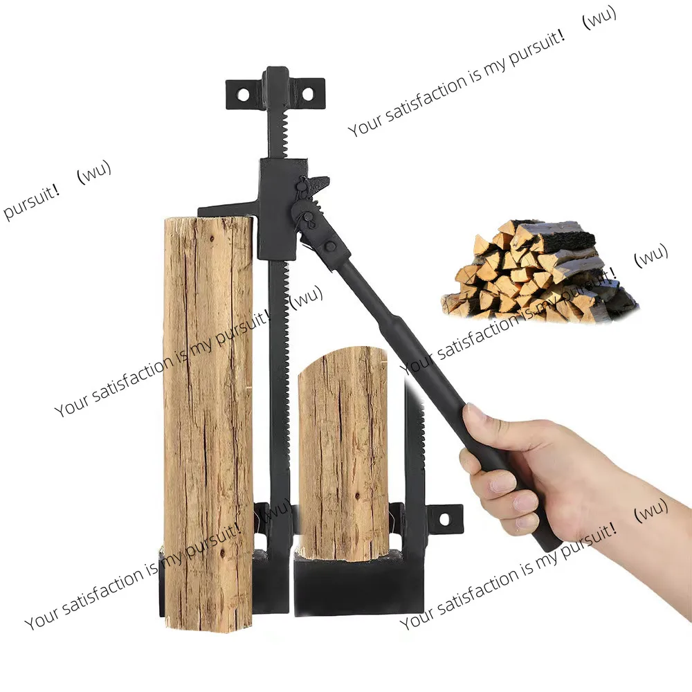 for Manual Wall Mounted Log Splitter  Wood Splitting Tool Home Commercial Outdoor Firewood Processing Equipment