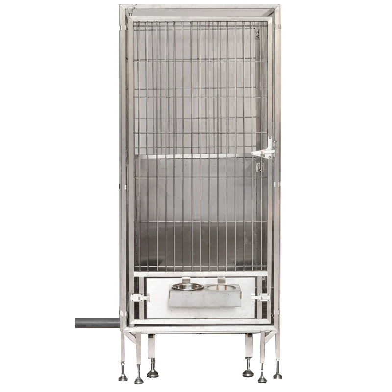 Customized Doghouse Chenil Chien Professional Walk-in Kennel System Large Dog Cage Stainless Steel Dog Kennels