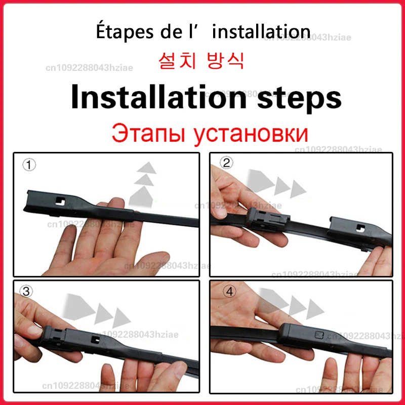 ممسحة الجبهة ممسحة شفرات الزجاج الأمامي نافذة فرشاة 28 "+ 18" ل Volkswagen VW ID.4 X CROZZ 2021-2025 2022 2023 2024 #6