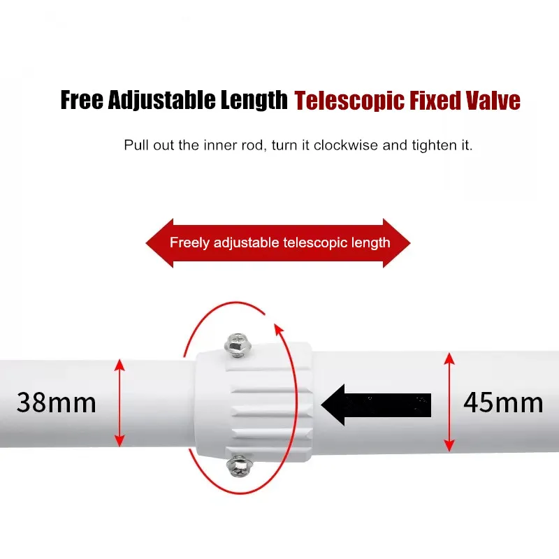 U-shaped Thickened Elbow Duckbill Universal Security CCTV Camera Ceiling Mount Bracket Extension Rod Camera Telescopic Support