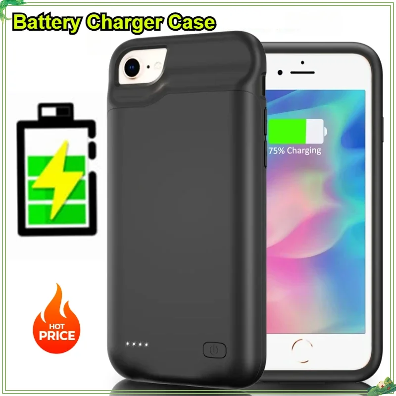 

New 10000Mah Battery Charger Case for IPhone 6 6S 7 8 SE 2020 4.7 Inch Portable Power Bank Power Case for IPhone 6 Battery Cases