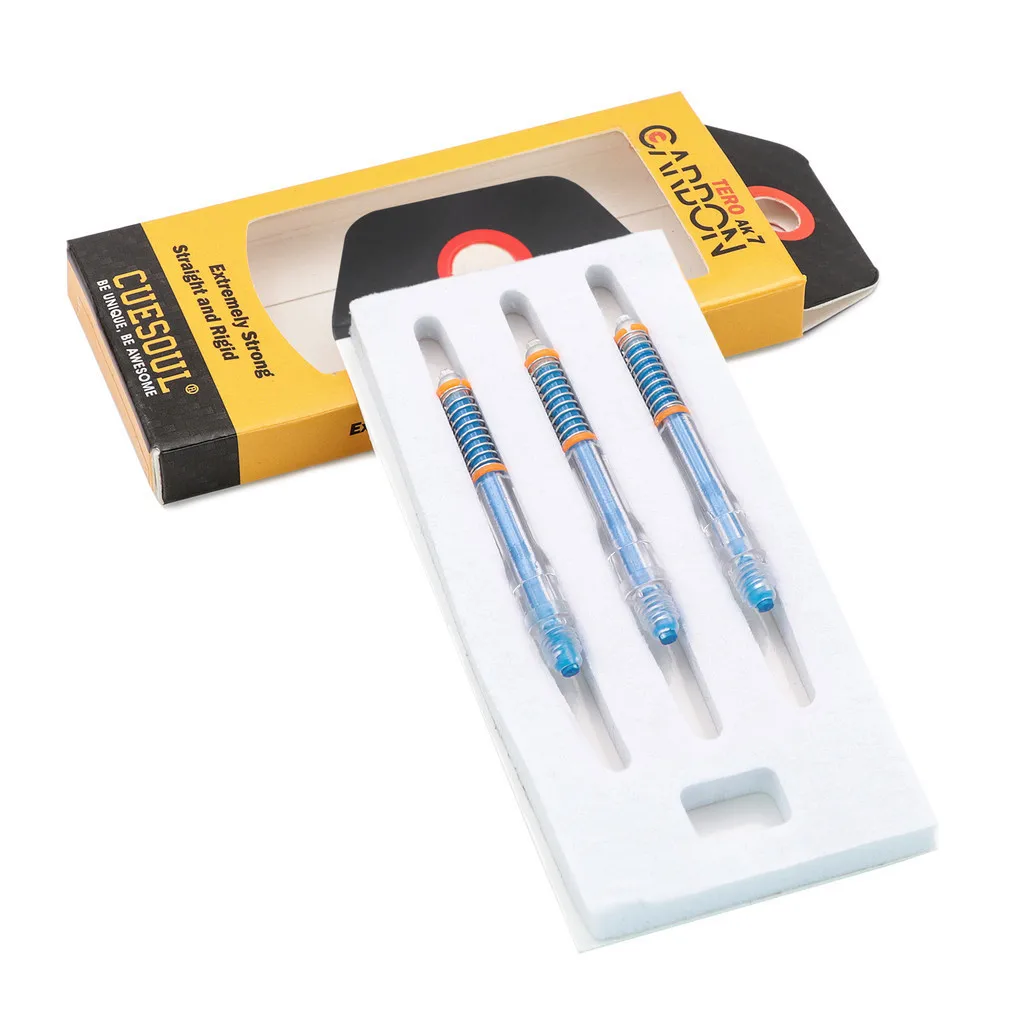 

CUESOUL TERO AK7 Carbon Dart Shafts/Stem Built-in Spring Telescopic-Blue