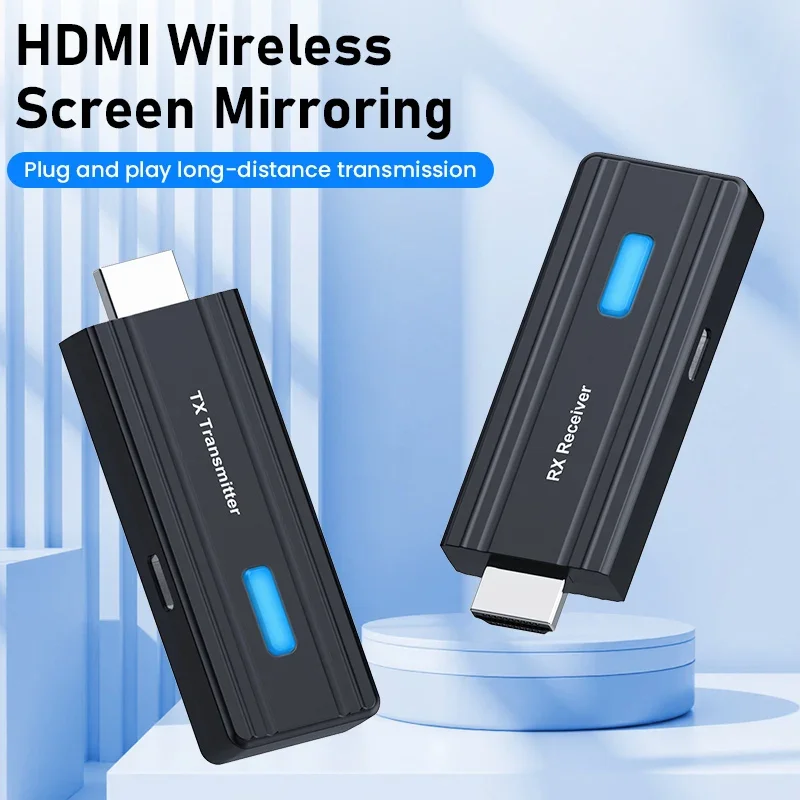 

Беспроводной передатчик-приемник KEBIDUMEI 50M, 1080P, HDMI-совместимый адаптер для камеры и телевизора