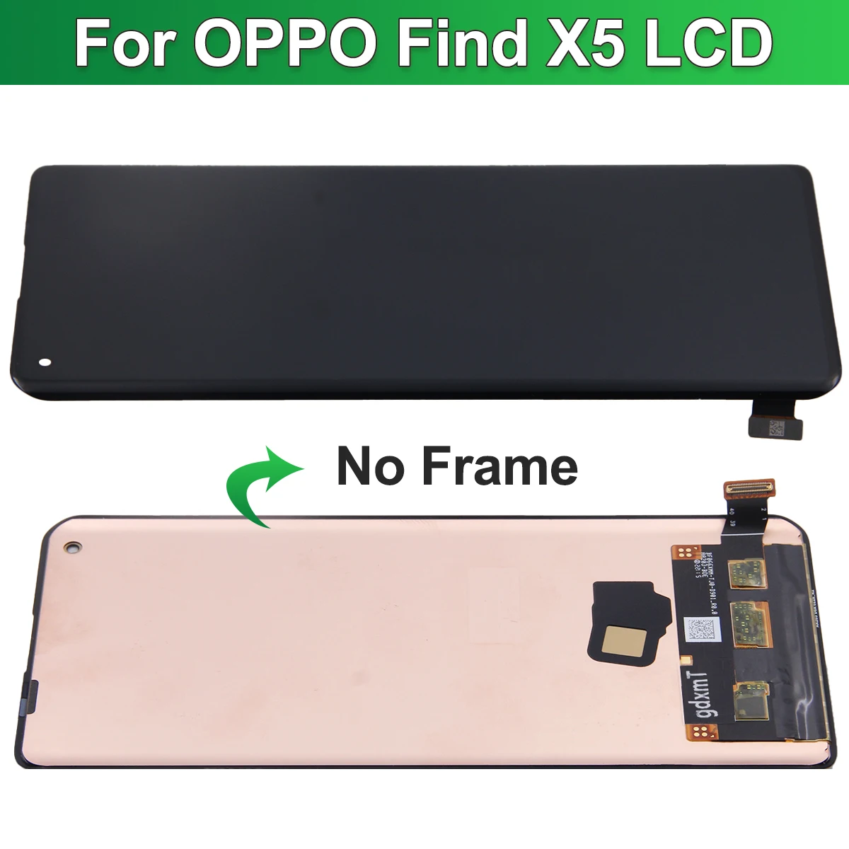 6.55'' AMOLED 120HZ For Oppo Find X5 PFFM10 CPH2307 LCD Display Touch Screen Digitizer Assembly For Oppo Find X5 Display Screen