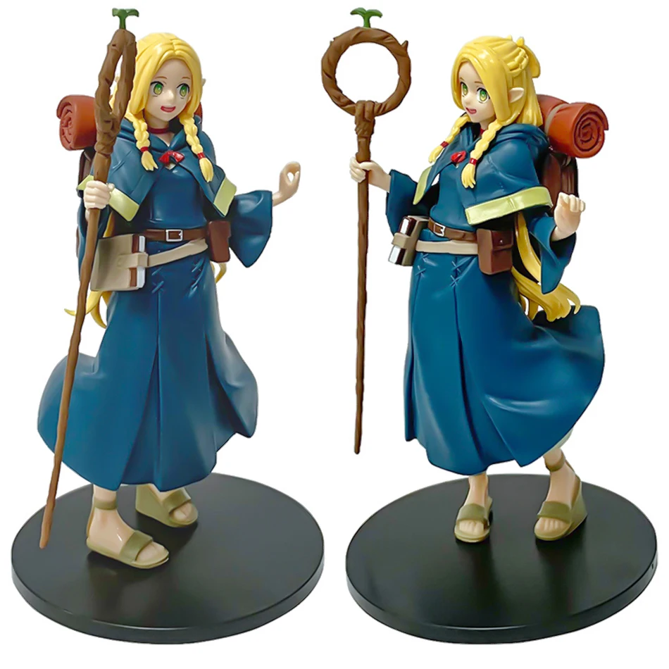 Figura de Anime Delicious In Dungeon, 17cm, Marcille Falin Touden, muñecas de acción, modelo de Pvc, colección de adornos, juguetes, regalos