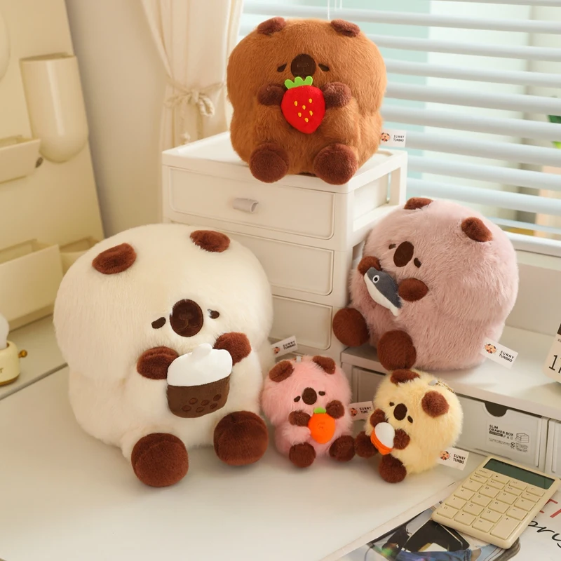 New 10~25CM Simulated Bear Doll Plush Toy Stuffed Soft Animal Plush Pillow Birthday Gift Pet Toys Decor