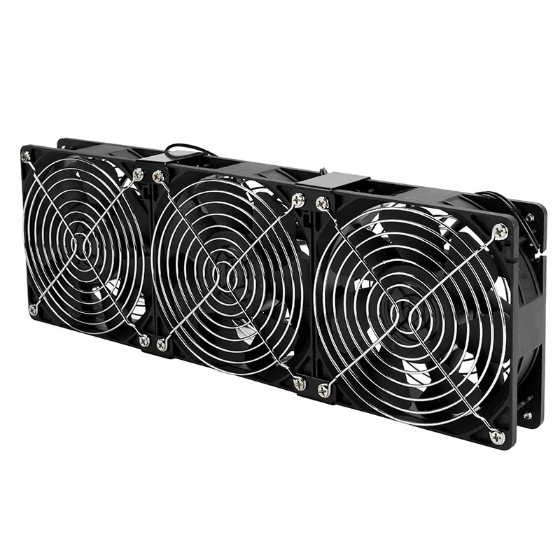 Caja de radiador semiconductor de 12CM, máquina de regulación de velocidad, soporte para tarjeta gráfica de condensador, ventilador de escape de refrigeración por agua
