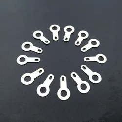 Silver-plated Copper Single Head Soldering Terminal M2.2-M10.2 Circular Weld Washer Welding Sheet Soldering Lug