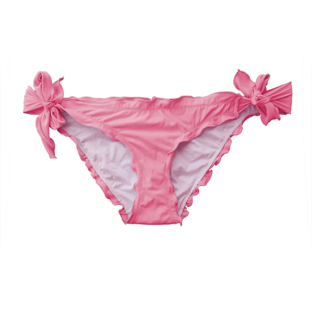 Mixed Bikini Bottoms New Swimsuit Women Bikinis Bottom Vintage Swimwear Bow Brand Biquini Bikiny Sexy secret Swim Suit