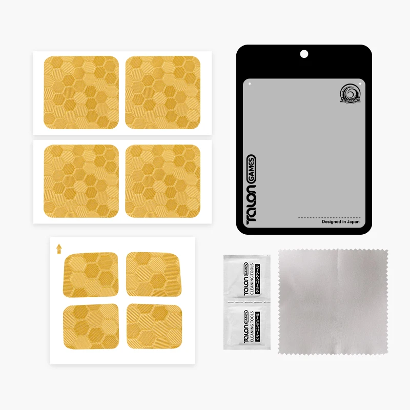 8 قطع من ملصقات لوحة اللمس بزر المضيف من TALONGAMES لسطح البخار/إصدار OLED ملصقات حماية مقاومة للاهتراء ومضادة للخدش