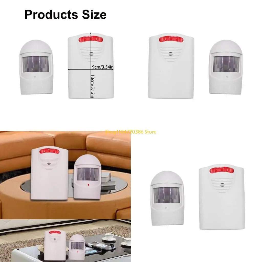 

K0EA Home Security Alarm System Outdoor Motion Detection Alarm Protect Property Driveway Alarm Wireless Motion Sensors Alarm