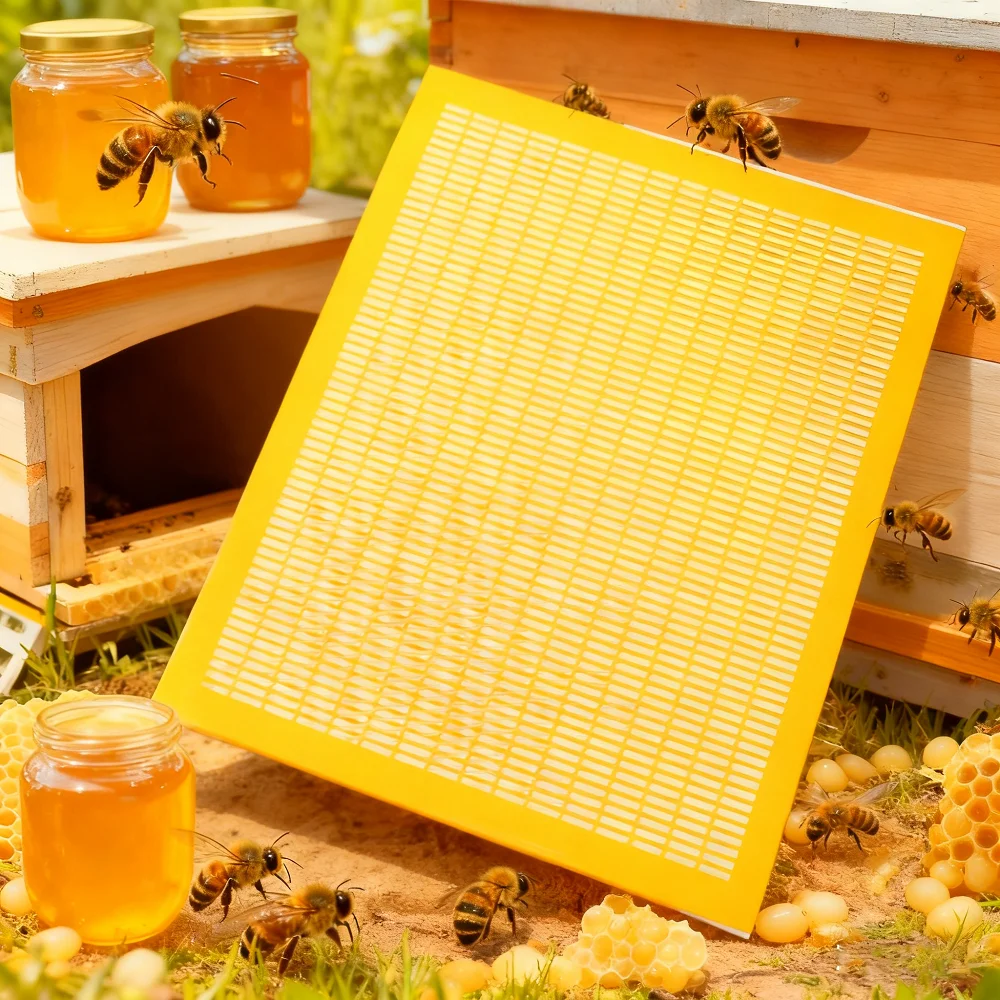 1Pc Plastic Mesh Beekeeping Queen Excluder Frame Bee Queen Barrier Anti-Escape Separation Trapping Grid Net Tool Separated Board