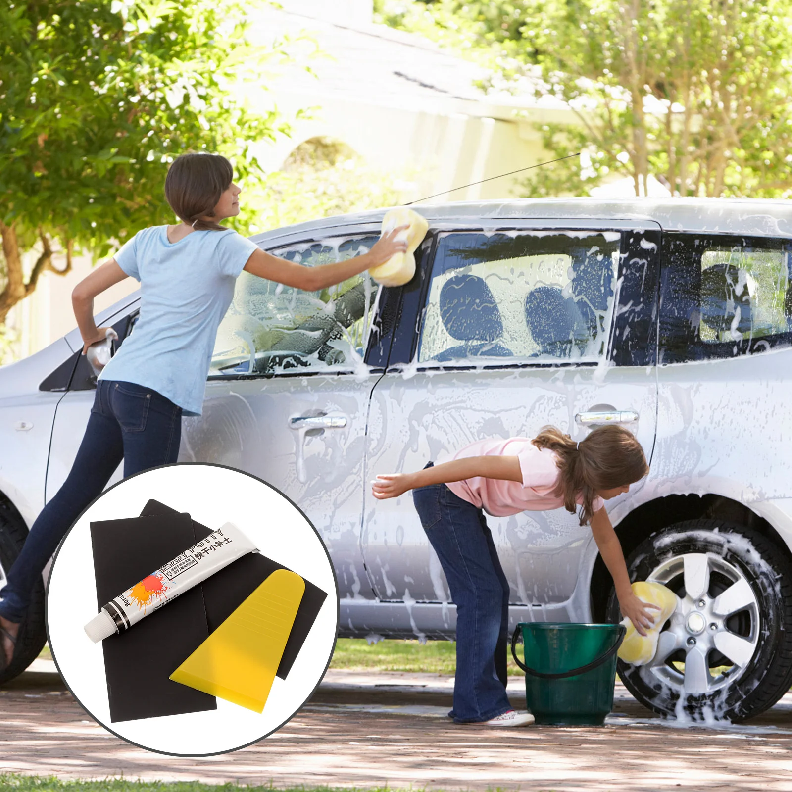 

1Set Professional Car Paint Scratch Repair Putty Automotive Body Filler Kit Car Scratch Repair Tools Automotive Body Filler