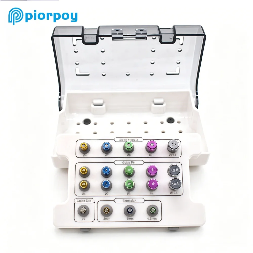 PIORPOY 1Set Dental Implant Guide Positioning Kit Planting Surgical Guide Plate Dentist Implant Fully Guide & Positioning Kit